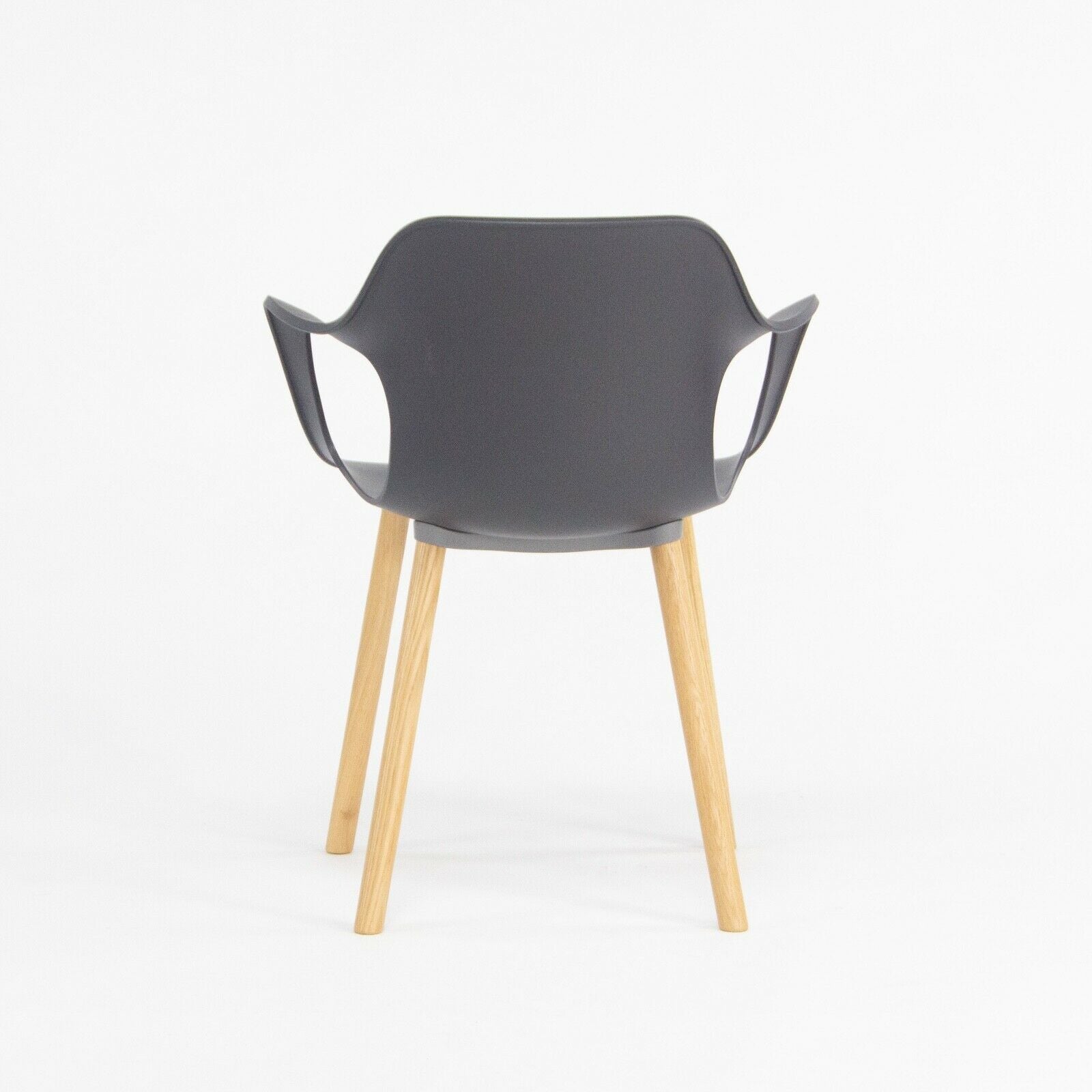 2018 Jasper Morrison for Vitra HAL Armchair with Black Seat and Oak Wood Legs