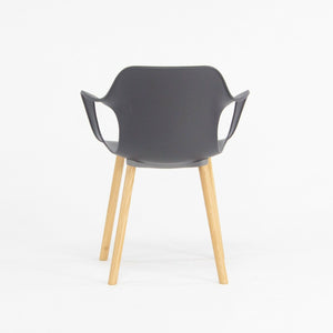 2018 Jasper Morrison for Vitra HAL Armchair with Black Seat and Oak Wood Legs