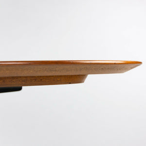 SOLD 1960s Florence Knoll International 78 inch Walnut Dining Table Newly Refinished