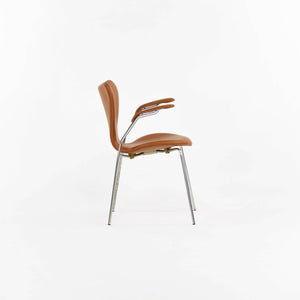1969 Arne Jacobsen Fritz Hansen Series 7 Armchair Hand Stitched Leather 4-12 Available