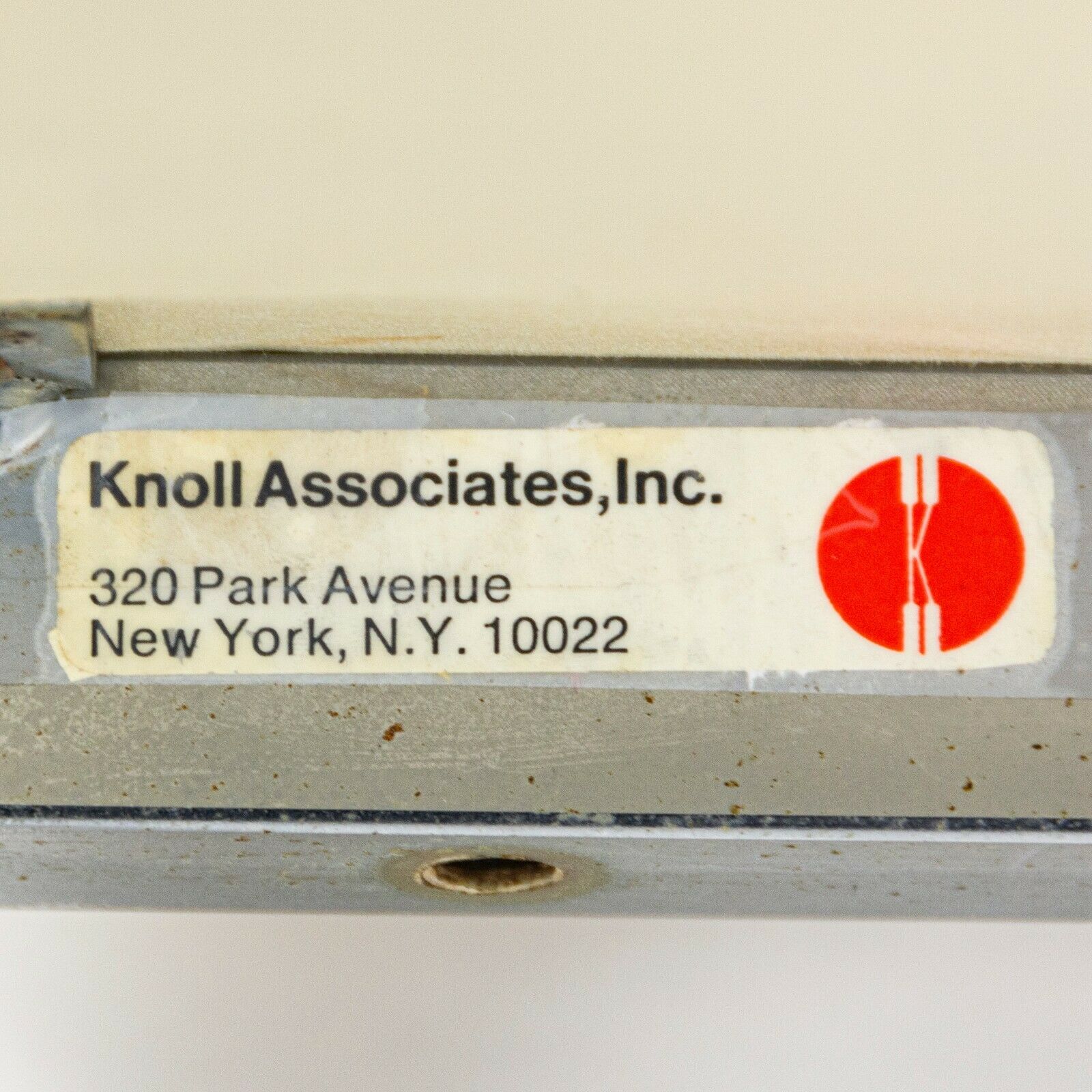 SOLD 1960s Florence Knoll Associates Armless 2551 Lounge Chair with Park Avenue Label