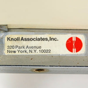 SOLD 1960s Florence Knoll Associates Armless 2551 Lounge Chair with Park Avenue Label