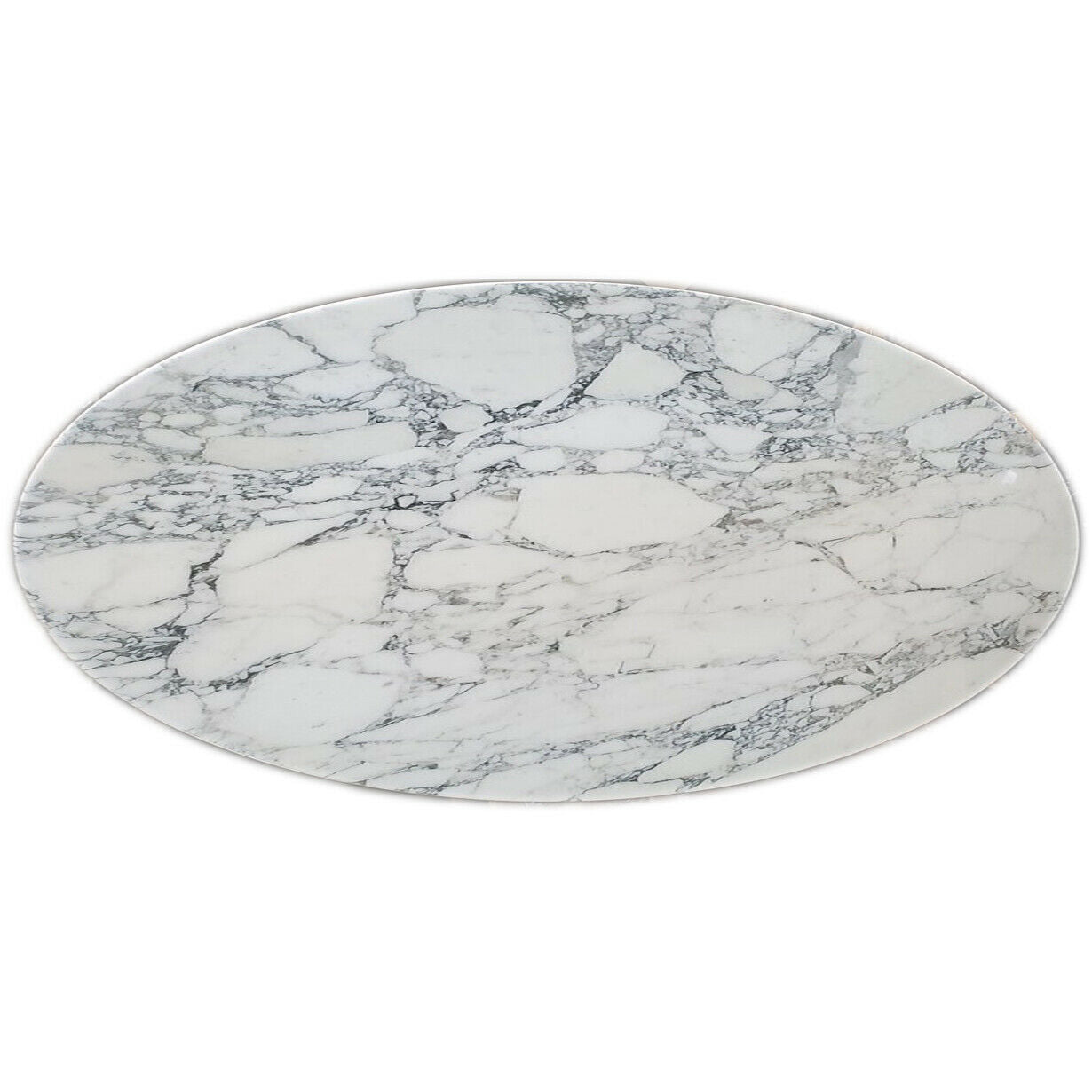 SOLD 2007 Florence Knoll 78in Arabescato Marble Dining Conference Table