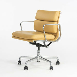 SOLD 2010 Herman Miller Eames Aluminum Group Soft Pad Management Desk Chair Leather