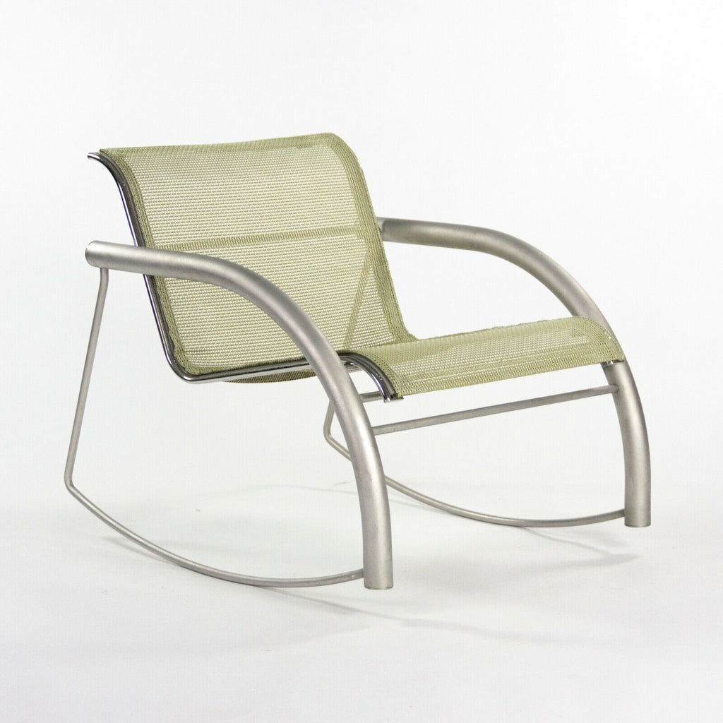 Prototype Richard Schultz 2002 Collection Stainless Steel & Mesh Rocking Chair