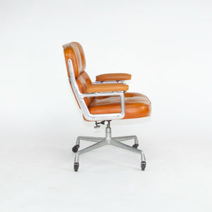 SOLD 1978 Herman Miller Eames Time Life Desk Chair in Cognac Leather Multiple Available