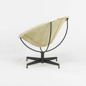SOLD 1969 William Katavolos for Leathercrafter Bucket Chair with Original Leather