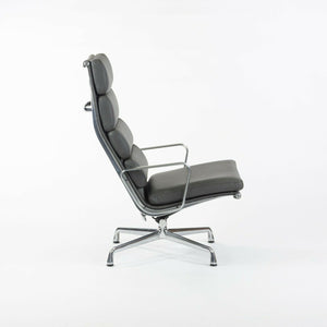 SOLD 2015 Eames Herman Miller Grey Soft Pad Aluminum Group Lounge Chair 3x Available