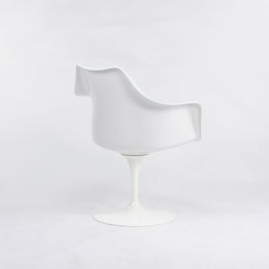 SOLD 2014 Eero Saarinen for Knoll White Tulip Dining Arm Chair 6 8 10 12 Available