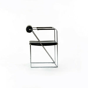 SOLD 1982 Rare Mario Botta Chrome Postmodern Seconda Chair for Alias Furniture of Italy