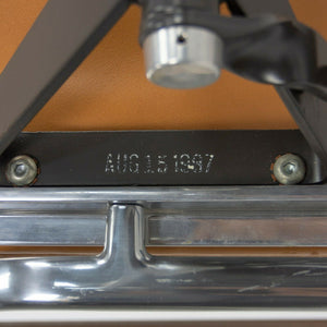 SOLD 1987 Herman Miller Eames Aluminum Group Soft Pad Desk Chairs in Tan Leather 16x Available