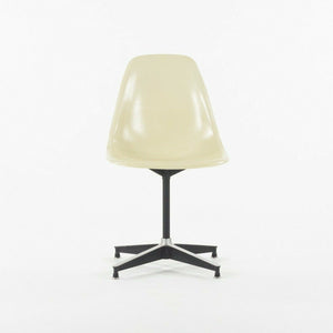 SOLD 1954 Herman Miller Eames PSC Side Shell Chair with Rare 671 Base and Ivory Shell