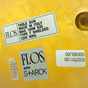 SOLD 2006 Philippe Starck Design for Flos AK47 Table Lamp in Matte 18k Gold Plate