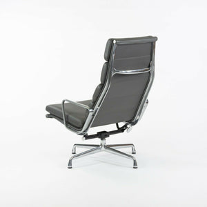 SOLD 2015 Eames Herman Miller Grey Soft Pad Aluminum Group Lounge Chair 3x Available