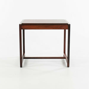 1960s Erik Buch Flip Top Rosewood Stool and Side Table for O.D. Mobler in Denmark