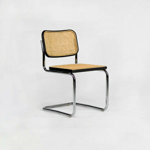 SOLD 2021 Pair of Marcel Breuer for Knoll Ebonized Beech Cesca Armless Dining Chairs