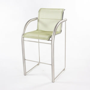 Prototype Richard Schultz 2002 Collection Stainless Bar Stool with Outdoor Mesh