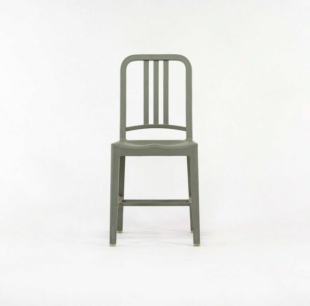 SOLD Emeco Coca-Cola 111 Navy Chair in Flint Gray Made From Recycled Plastic Bottles