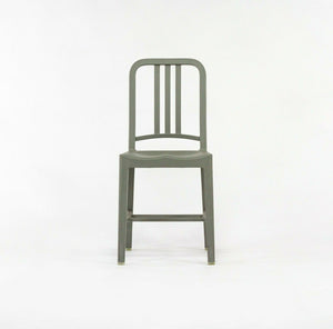 SOLD Emeco Coca-Cola 111 Navy Chair in Flint Gray Made From Recycled Plastic Bottles