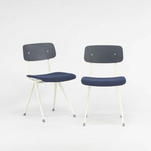 Pair of Upholstered HAY Result Chairs by Friso Kramer and Wim Rietveld in Oak