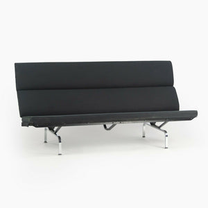 2006 Herman Miller by Ray and Charles Eames Sofa Compact Black Fabric Upholstery