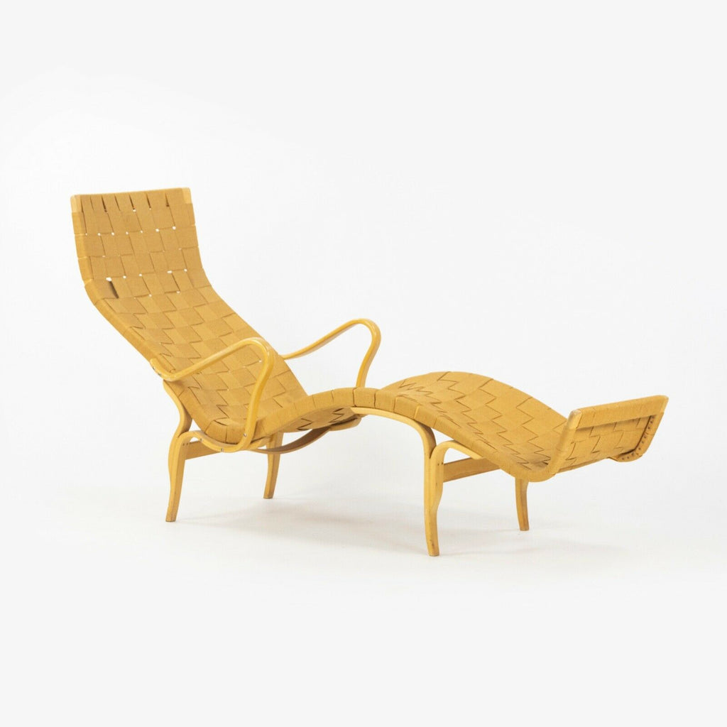 SOLD 1950s Bruno Matthsson Karl Mathsson Pernilla Chaise Lounge Chair Made in Sweden
