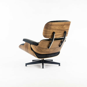 SOLD 2021 Herman Miller Eames Lounge Chair and Ottoman 670 671 Black Leather & Walnut