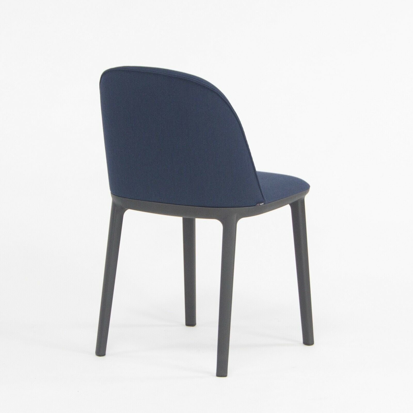 2018 Vitra Softshell Side Chair w/ Dark Blue Fabric by Ronan & Erwan Bouroullec