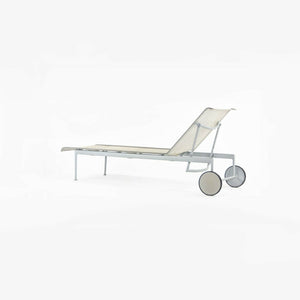 SOLD 2012 Richard Schultz 1966 Series Adjustable Chaise Lounge Chair in Silver 2 Available