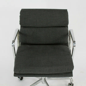 SOLD 2010s Herman Miller Eames Aluminum Group Soft Pad Management Desk Chair w Fabric