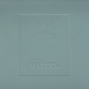 2020 Jasper Morrison for Vitra HAL Bar Stool in Ice Gray / Blue w/ Chrome Base