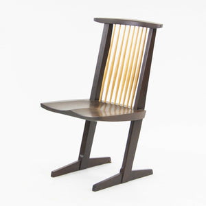 SOLD 2007 Ru Amagasu Nakashima Set of 7 Conoid Chairs & Holtz Dining Table Wenge & Redwood