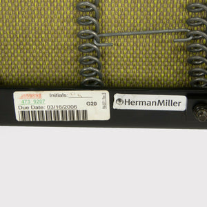 SOLD 2006 Herman Miller by Ray and Charles Eames Sofa Compact Green Fabric Upholstery