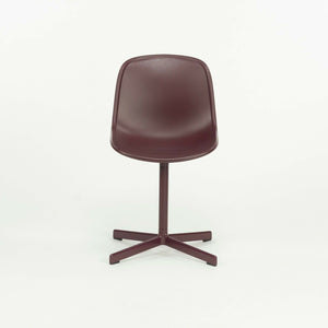 SOLD 2020 Set of 6 HAY Neu 10 Bordeaux Poly Swivel Shell Chairs