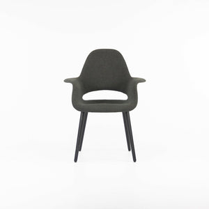 2010s Charles Eames & Eero Saarinen Organic Chairs by Vitra in Dark Gray Fabric