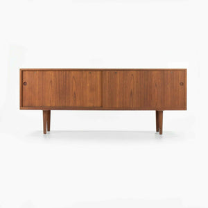 SOLD 1965 Hans J. Wegner Teak Credenza / Sideboard Cabinet by RY Mobler of Denmark