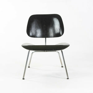 1952 Herman Miller Eames LCM Lounge Chair Metal Legs with Ebonized Wood Finish