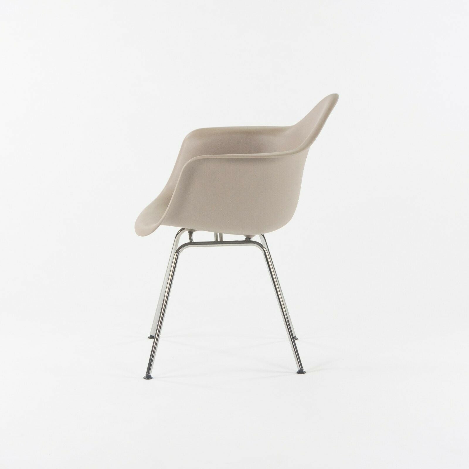 SOLD 2014 Herman Miller Eames Molded Plastic Shell Arm Chair w/ Chrome Legs Set of 6