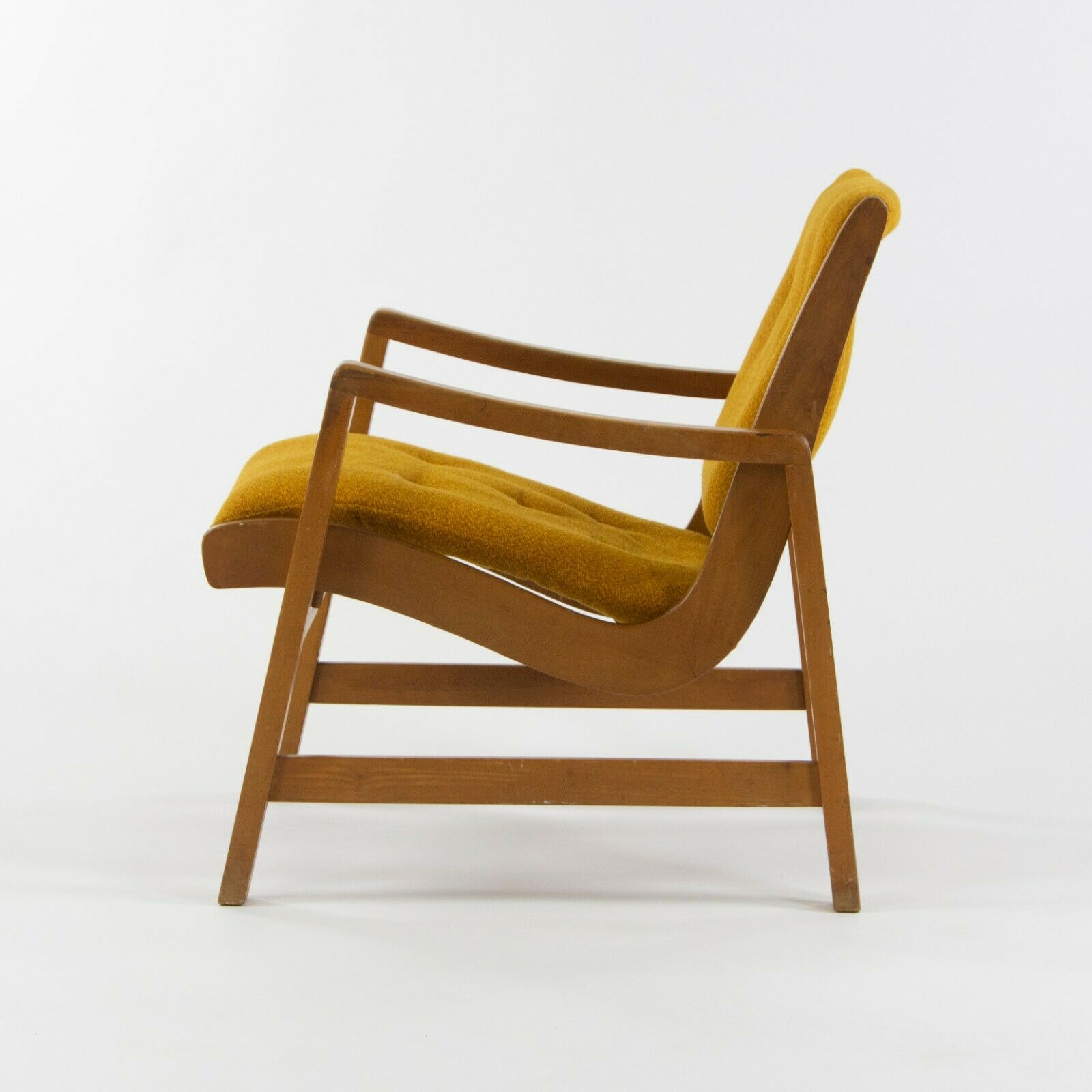 SOLD 1946 Jens Risom for Knoll Associates 652U Easy Lounge Armchair w Original Label