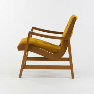 SOLD 1946 Jens Risom for Knoll Associates 652U Easy Lounge Armchair w Original Label