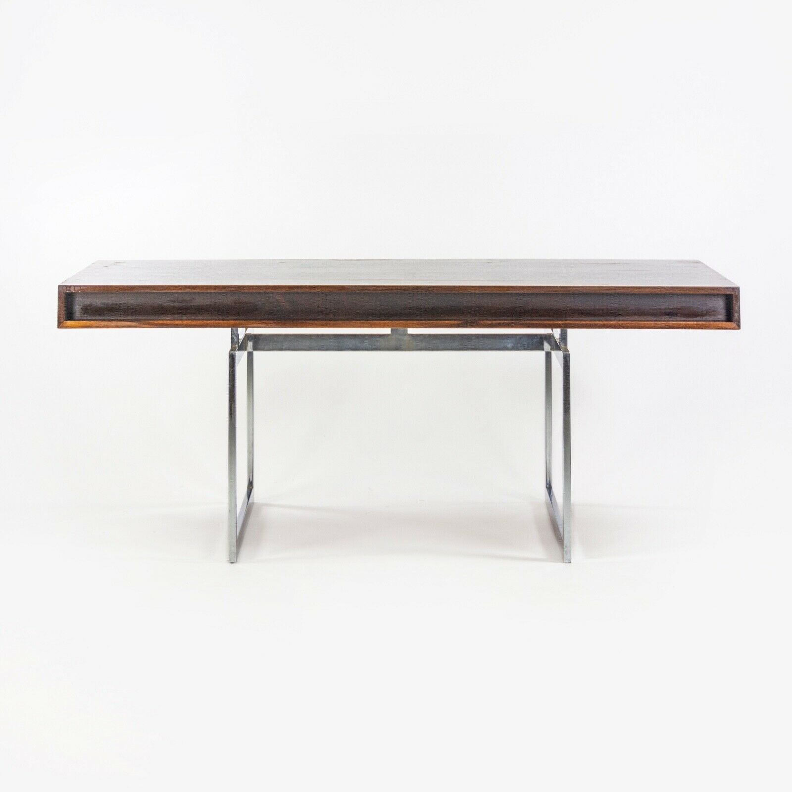 1959 4-Drawer Bodil Kjaer Desk for E. Pedersen & Son Brazilian Rosewood Made in Denmark