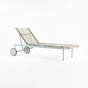 SOLD 2012 Richard Schultz 1966 Series Adjustable Chaise Lounge Chair in Silver 2 Available