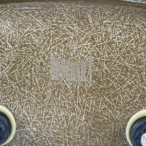 SOLD 2010s Eames Modernica Case Study Pumpernickel Fiberglass Side Shell Chair with H-Base