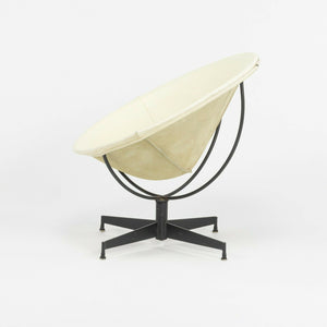 SOLD 1969 William Katavolos for Leathercrafter Bucket Chair with Original Leather