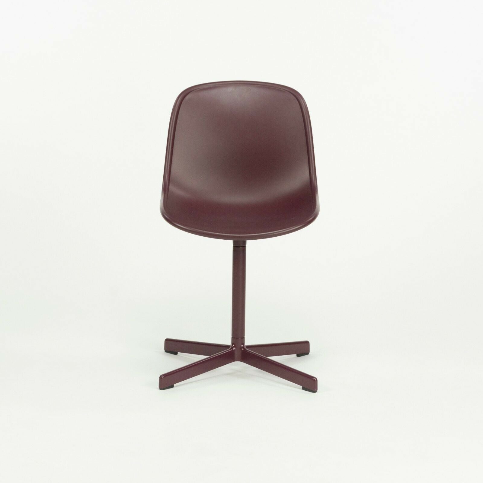 SOLD 2020 Set of 6 HAY Neu 10 Bordeaux Poly Swivel Shell Chairs