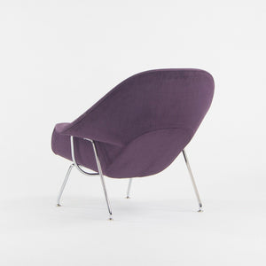 SOLD 2021 Eero Saarinen for Knoll Medium Size Womb Chair w/ Purple Summit Fabric