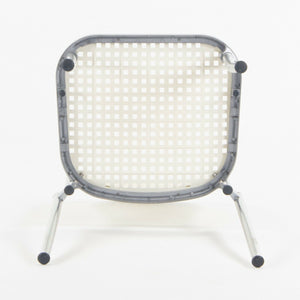 SOLD 2021 Pair of Vico Magistretti Silver Outdoor Chairs for DePadova w/ White Seats