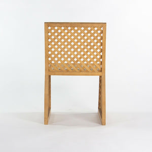 SOLD 1985 Prototype Richard Schultz Wooden Outdoor Collection Dining Chair