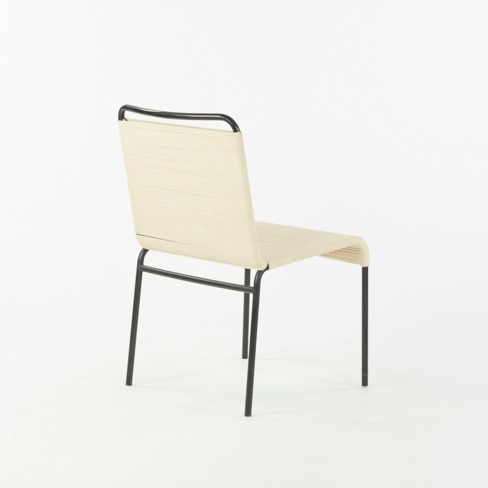 SOLD 1960 Hendrik Van Keppel & Taylor Green Model 805 Dining Chairs Set of 6 with Cotton Cording