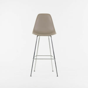 SOLD Ray and Charles Eames Herman Miller Molded Shell Bar Stool Chair Sparrow Grey